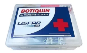 Botiquin Primeros Auxilios 15 Elementos Caja Plastica