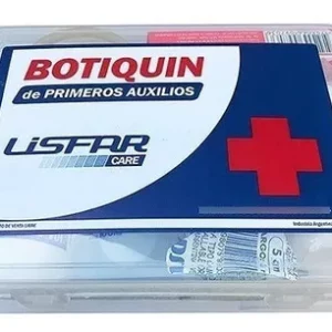 Botiquin Primeros Auxilios 15 Elementos Caja Plastica